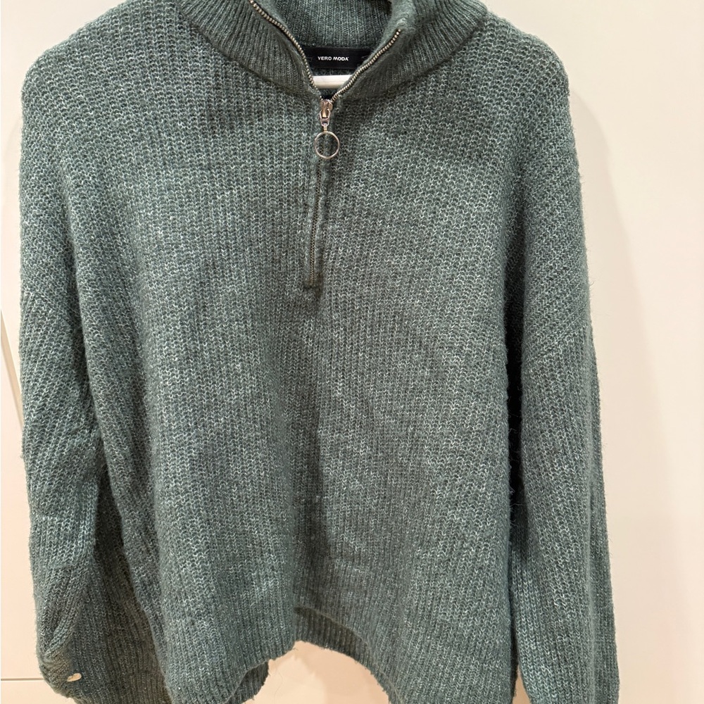 Vero Moda Sage Knit Half-Zip Sweater